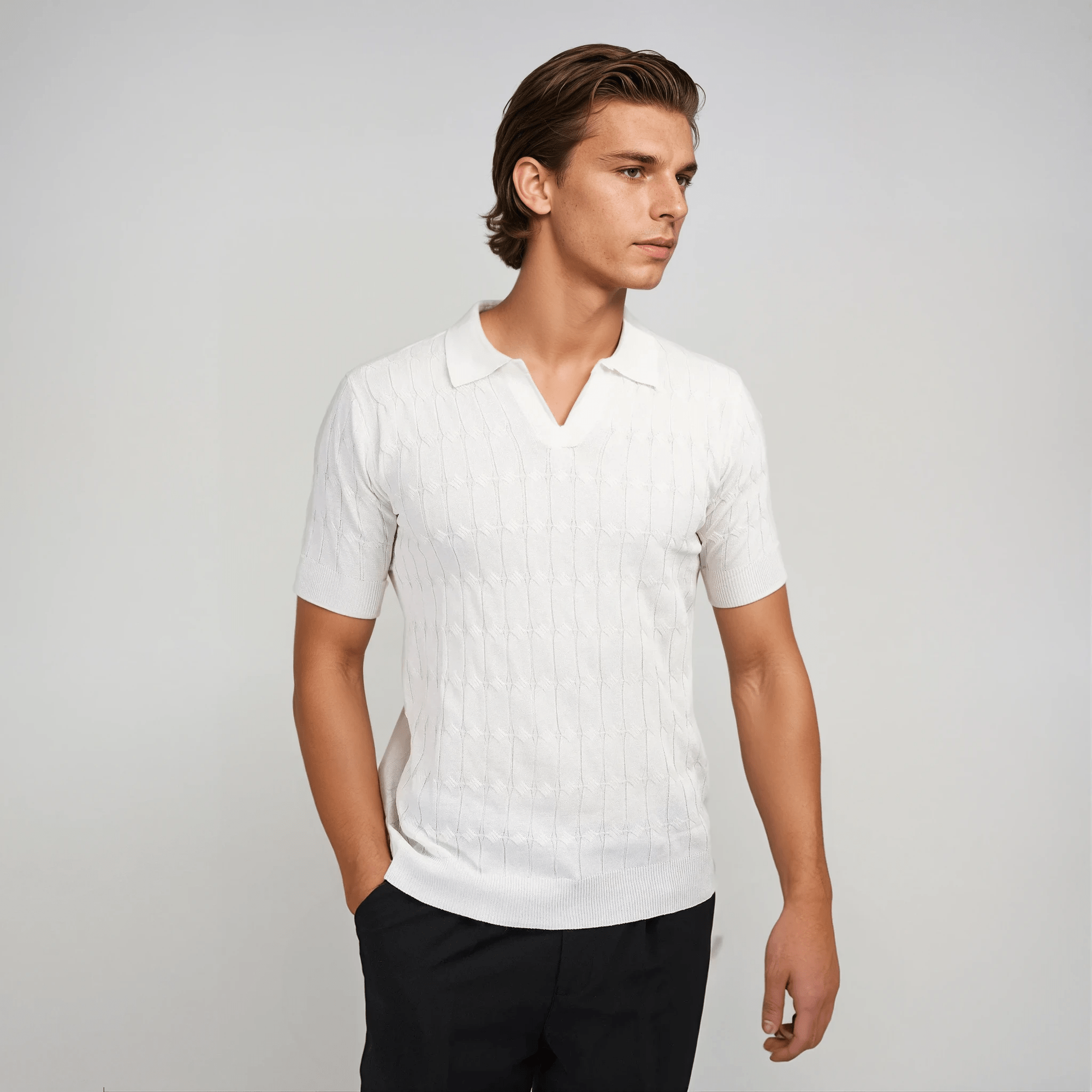 The Langley Textured Polo