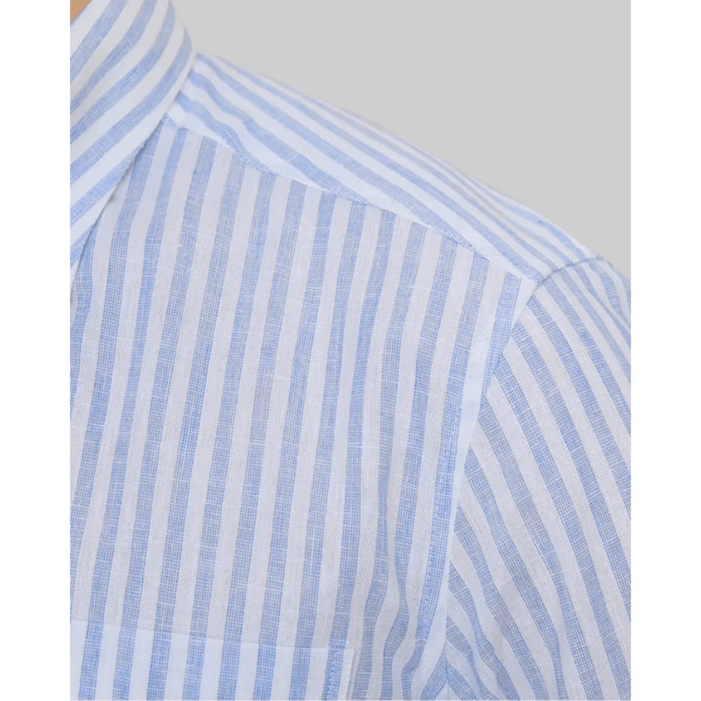 Amalfi Striped Button-Up Shirt
