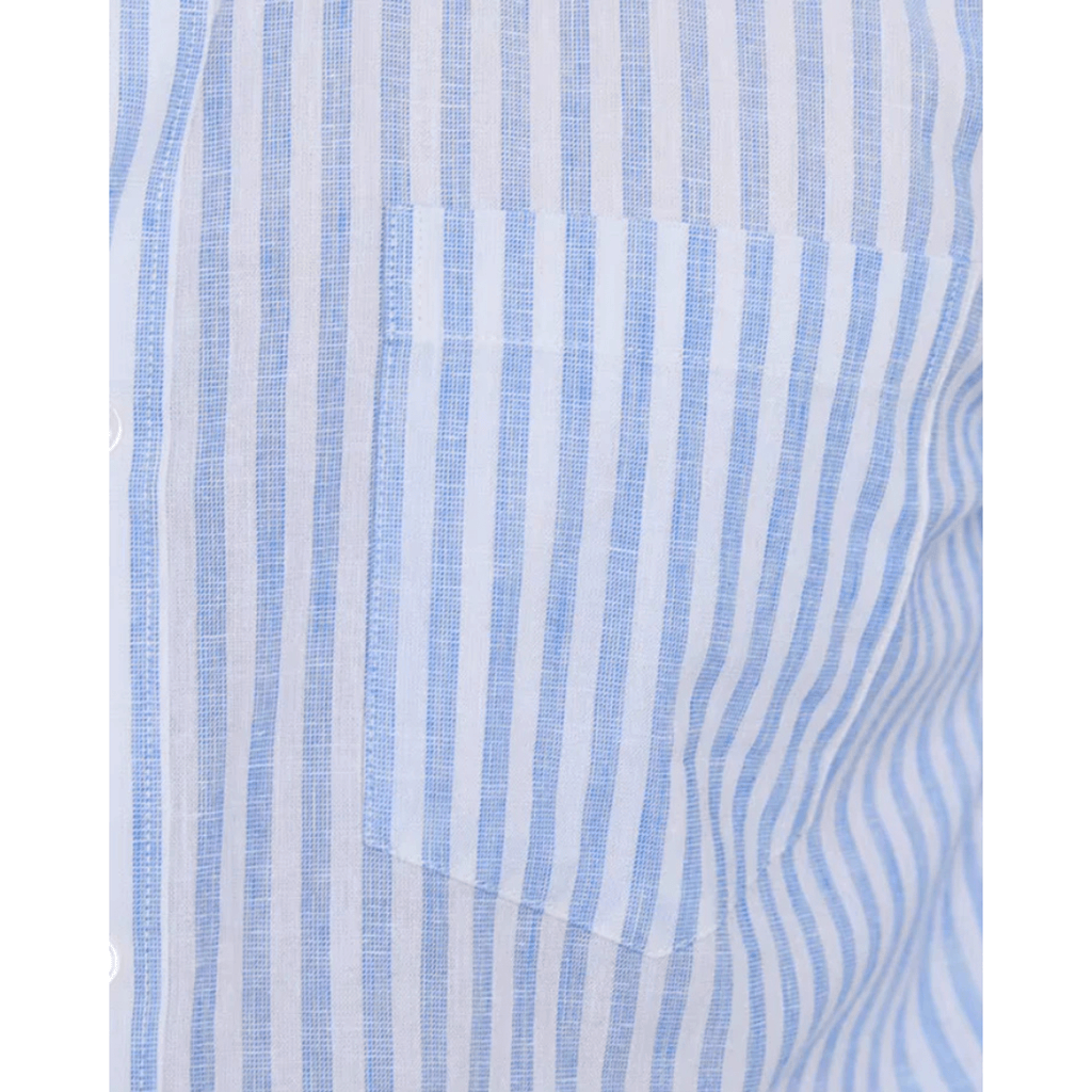 Amalfi Striped Button-Up Shirt