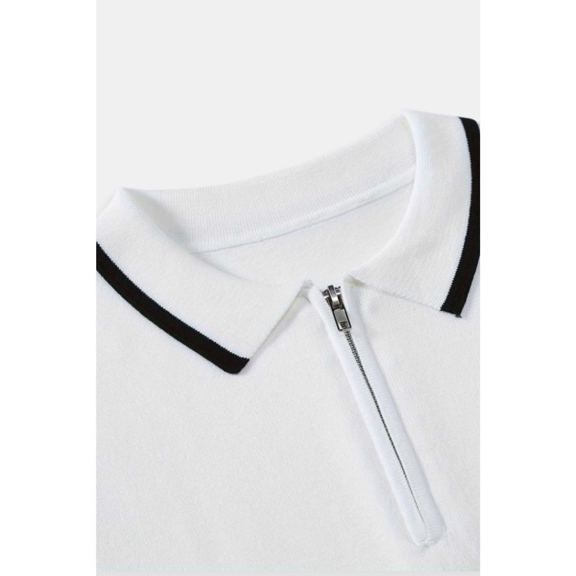 The Knitted Zip Polo