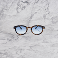 Blue Retro Elegance
