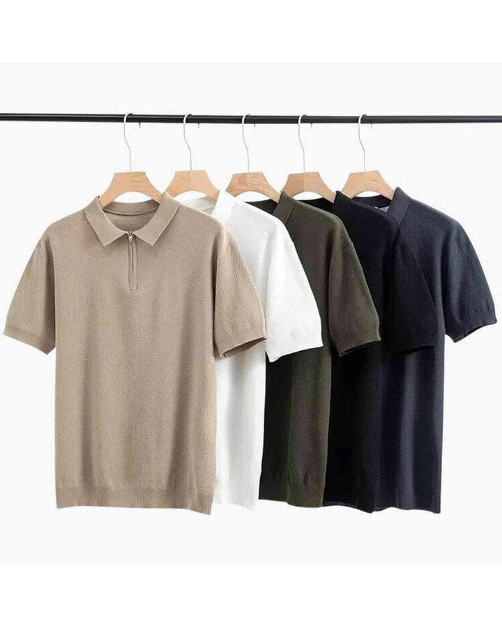 Monte Carlo Zip-Up Polo