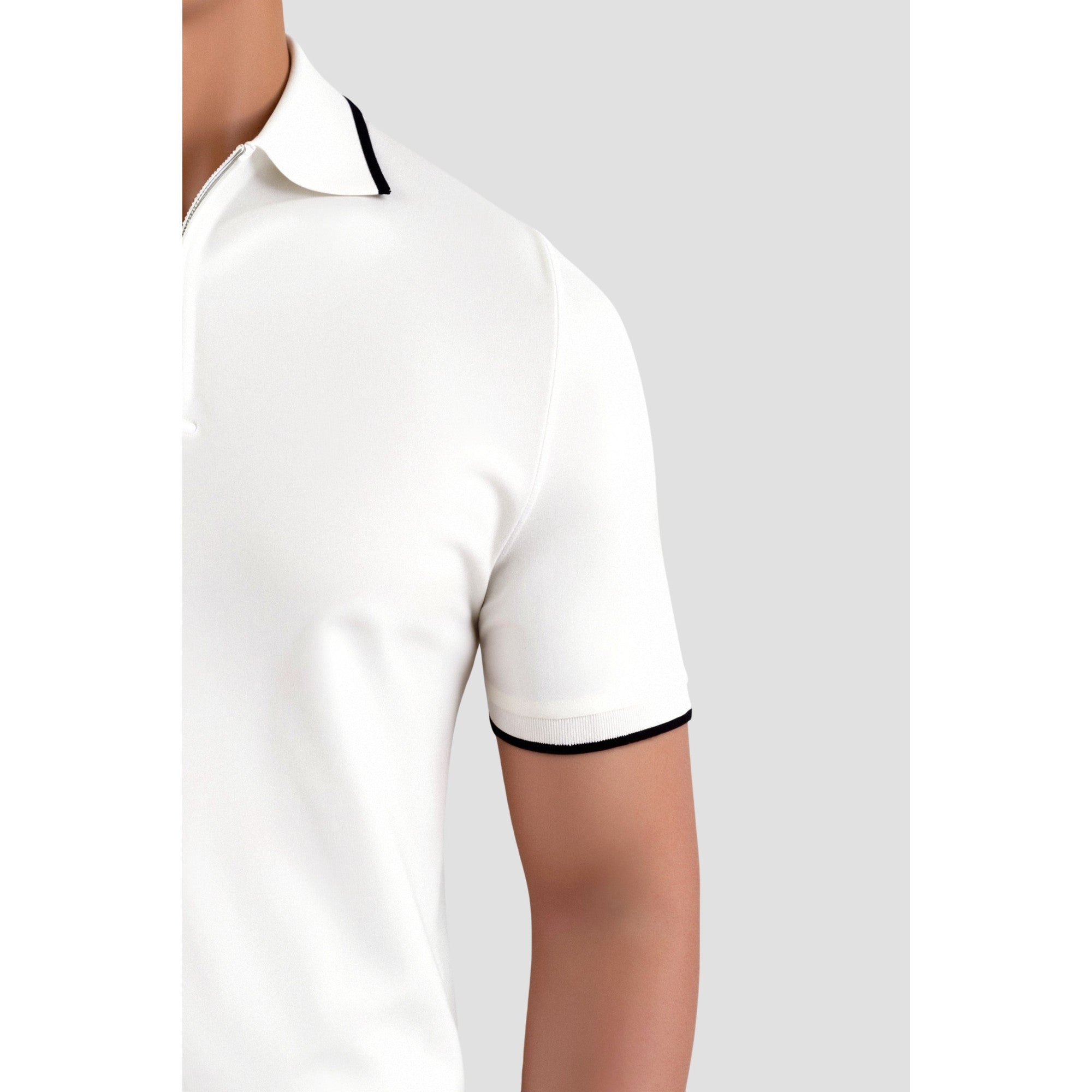 The Knitted Zip Polo