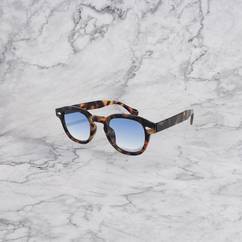 Blue Retro Elegance