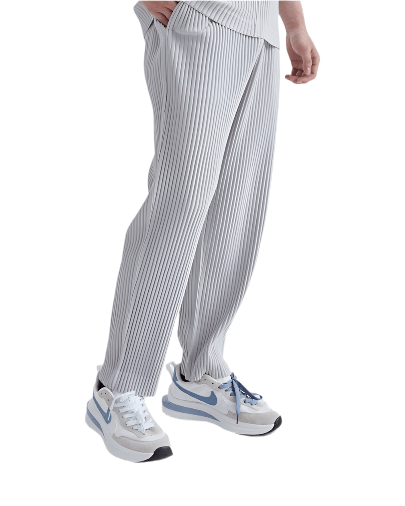 Ribbed Cotton Pantalon