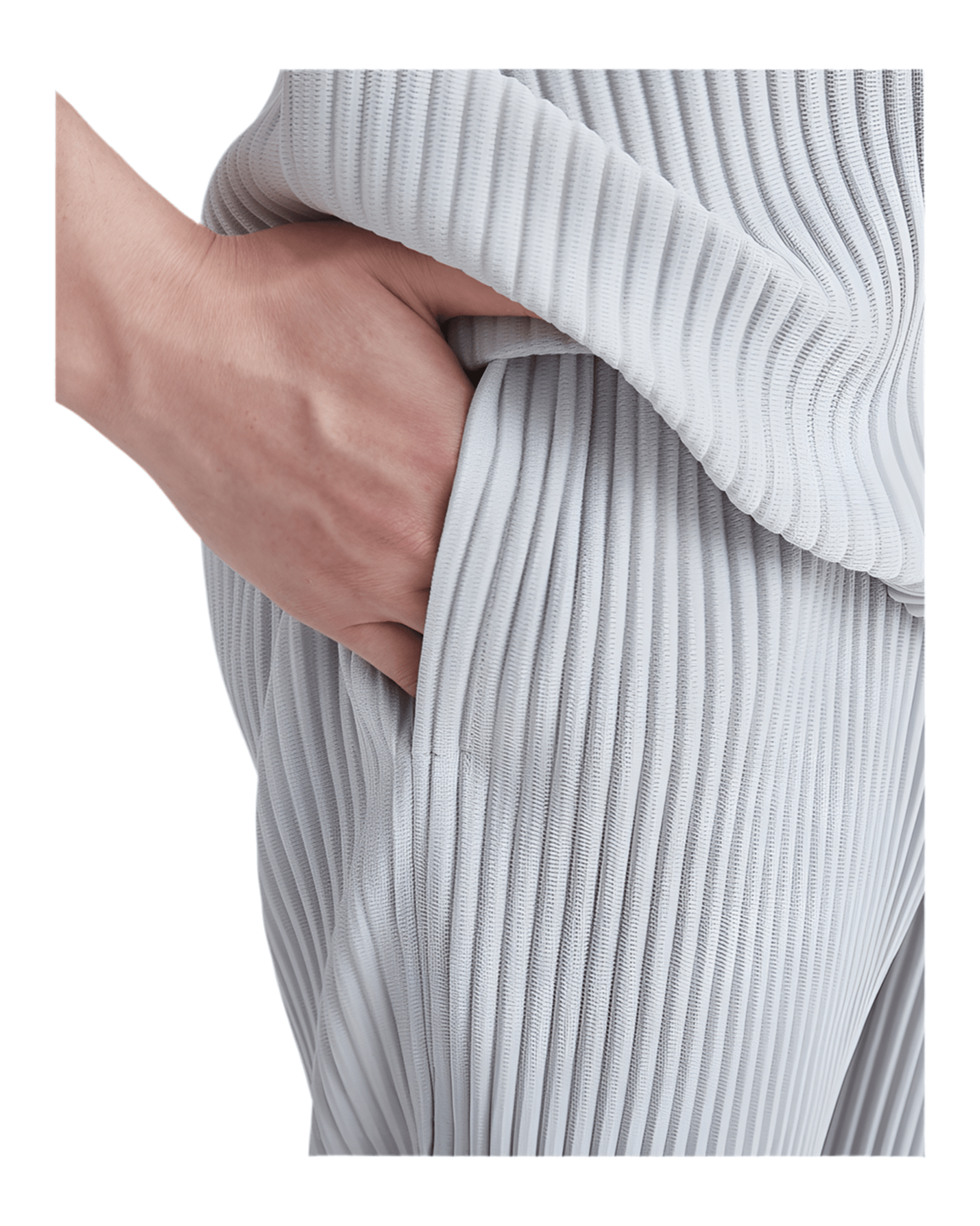 Ribbed Cotton Pantalon