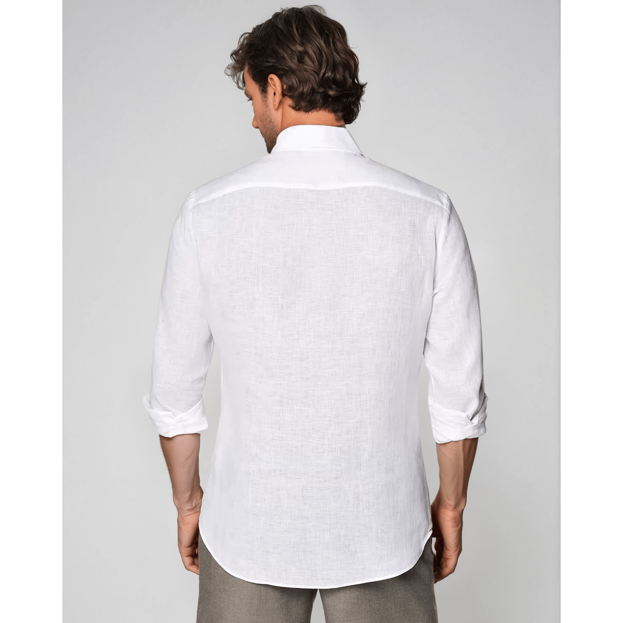 IBIZA LINEN BUTTON-UP SHIRT