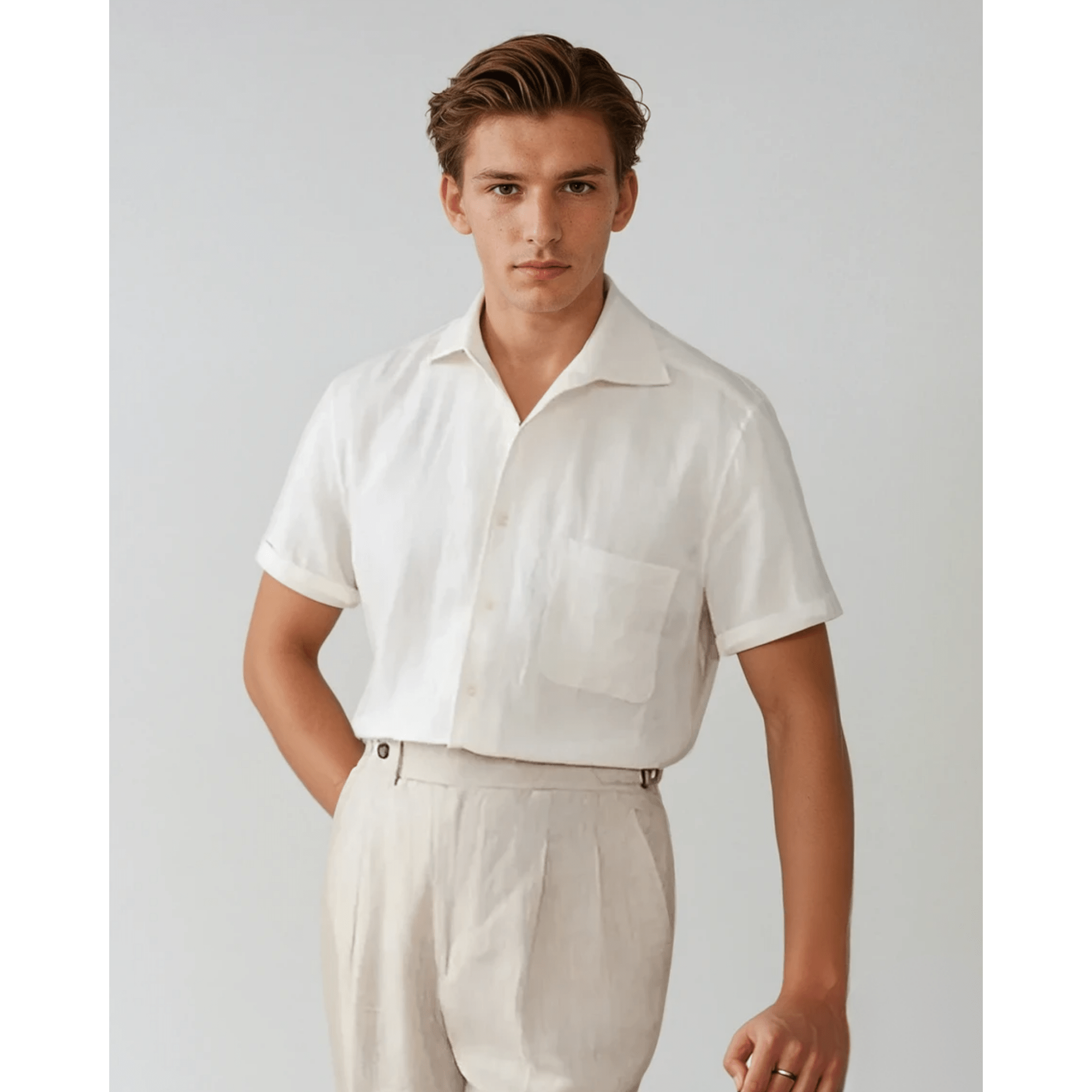 Sardinia Linen Button-Up Shirt