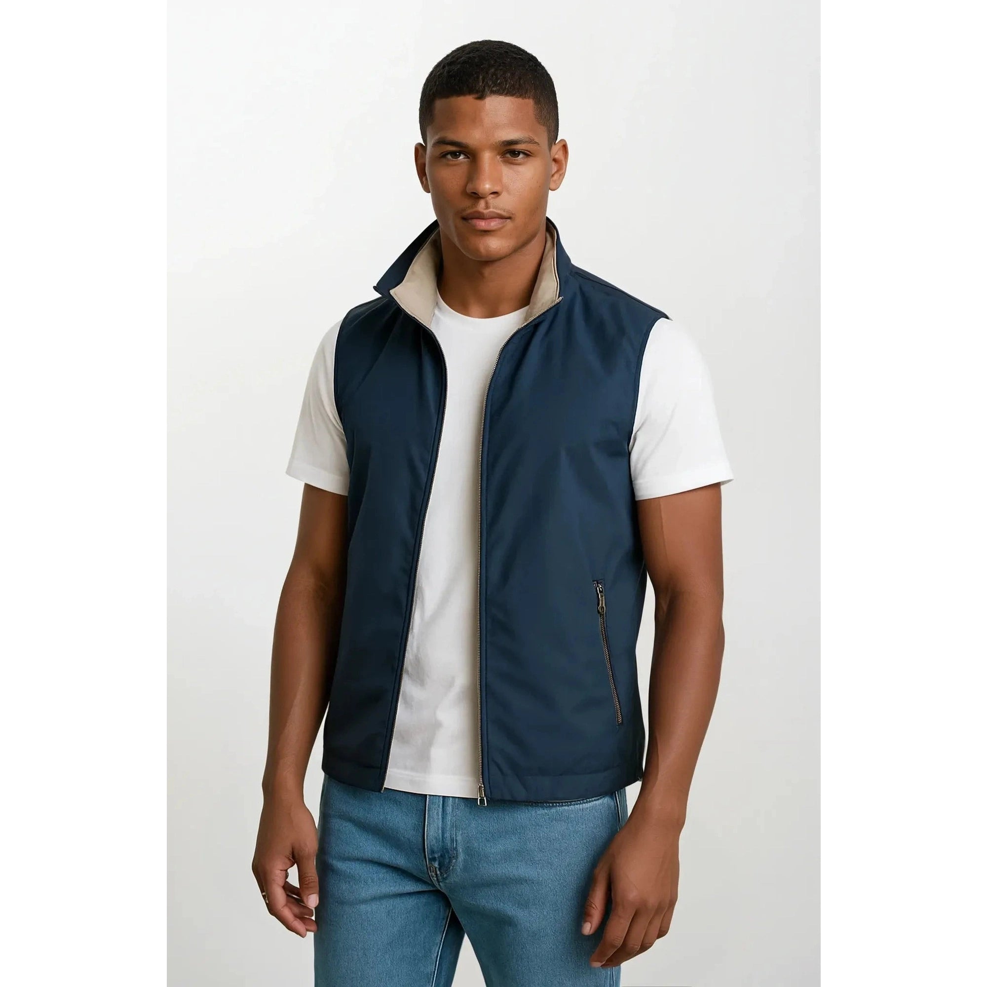 Ovaro Tweezijdig Bodywarmer - Donkerblauw