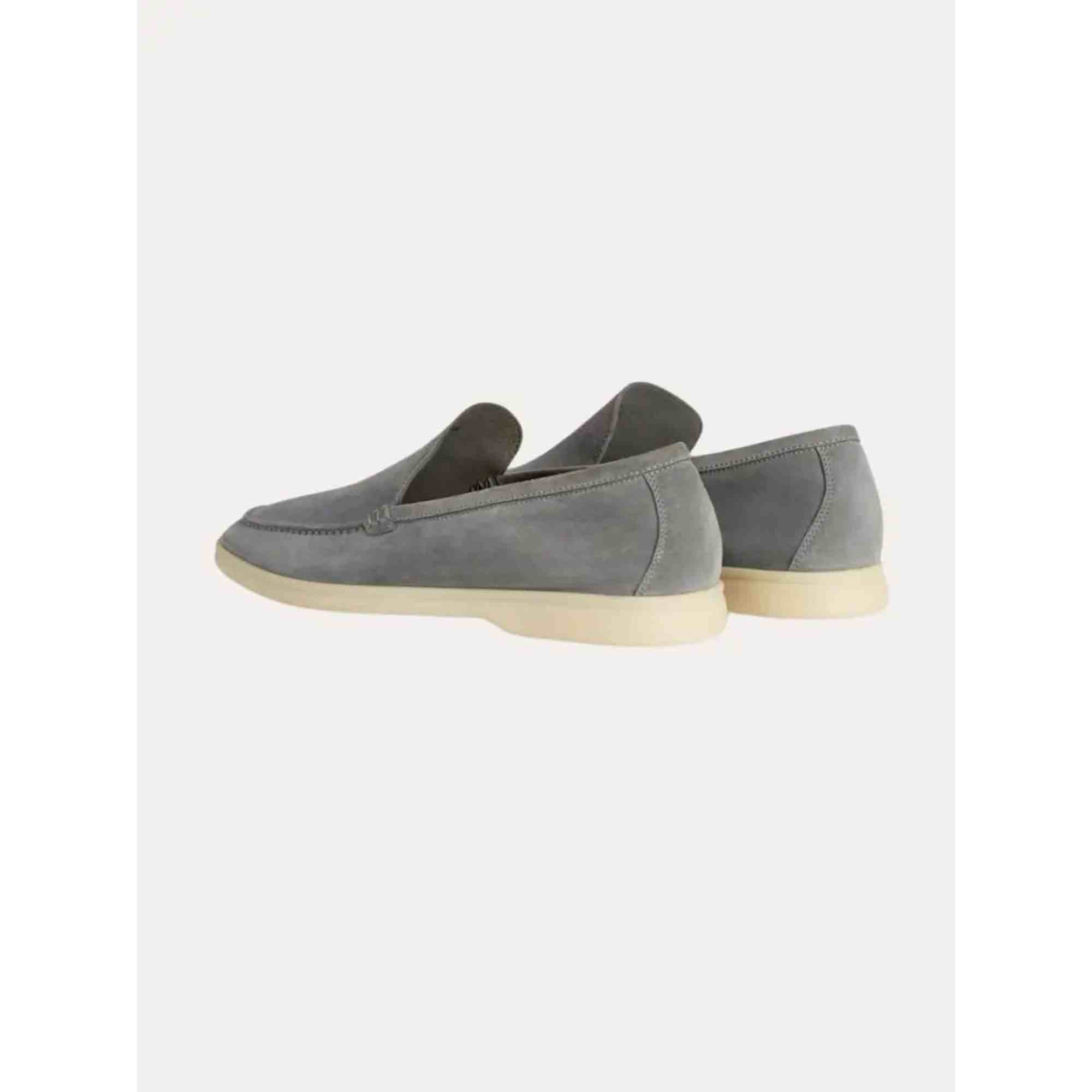 Dark Gray Riviera Suede Loafers