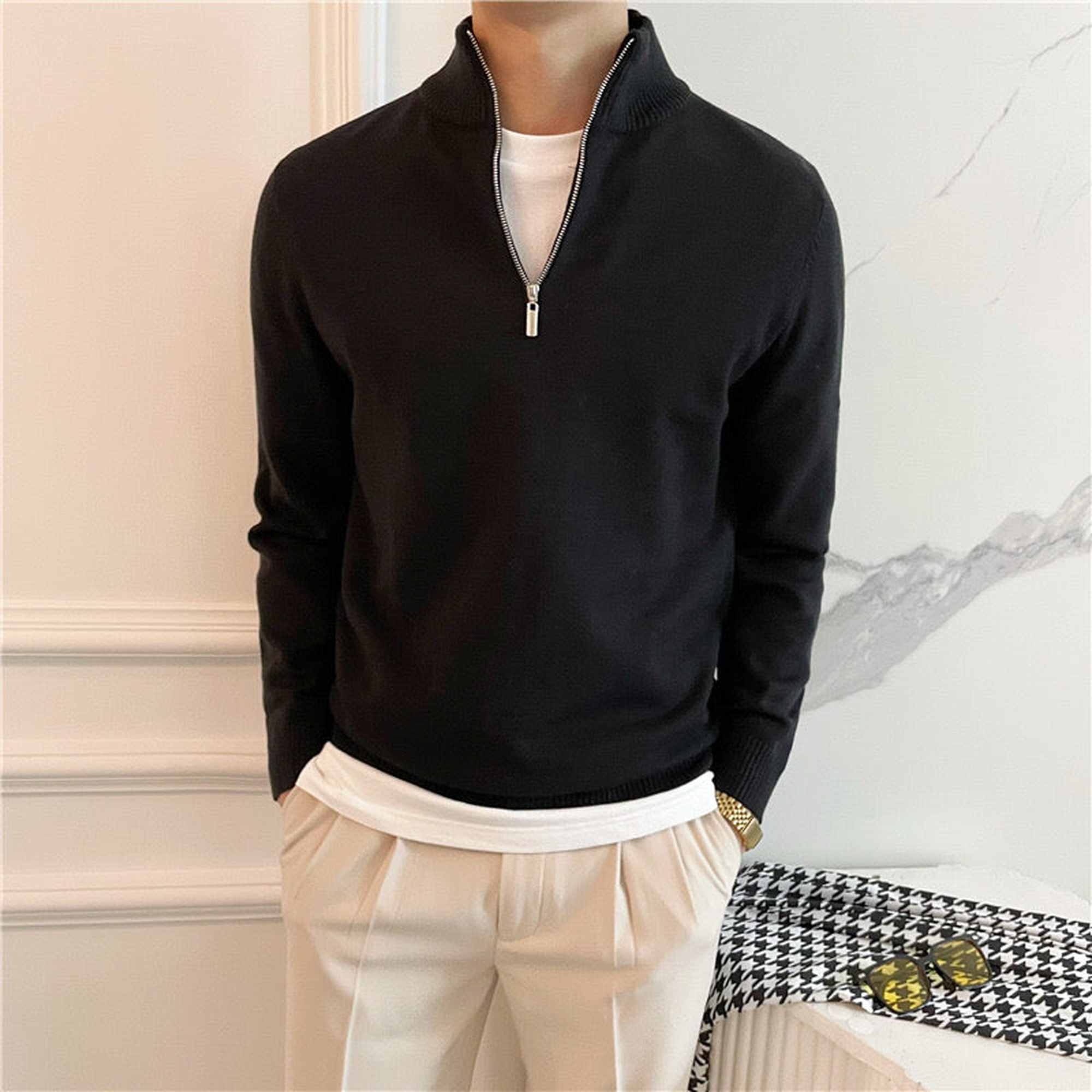 Belmont Half Zip Sweater