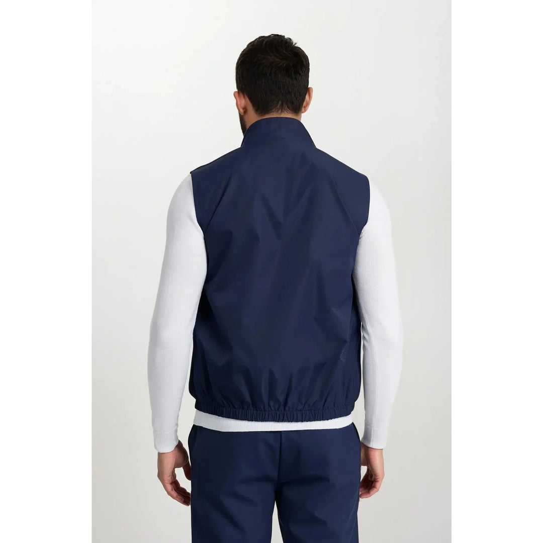 Dualé Tweezijdig Bodywarmer - Blauw