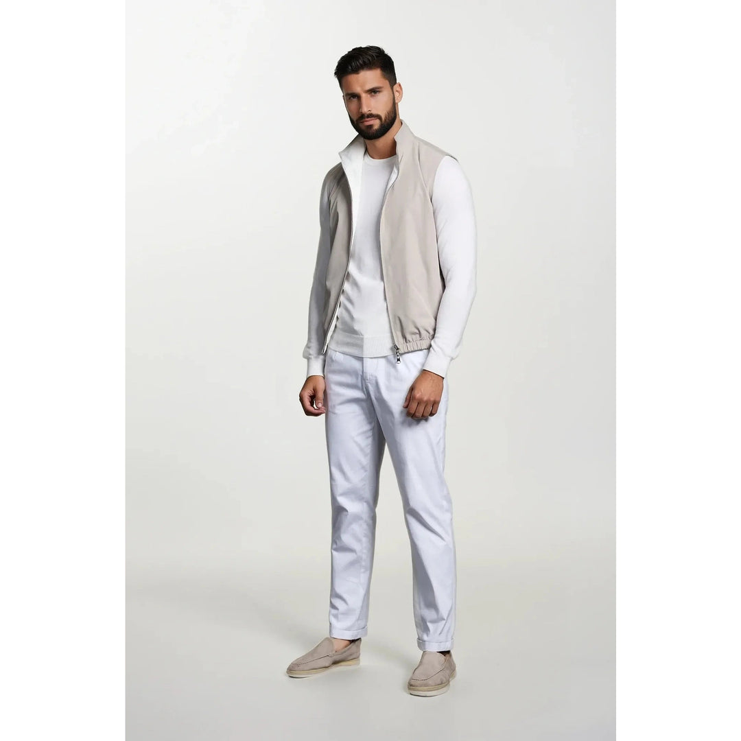 Dualé Tweezijdig Bodywarmer - Beige