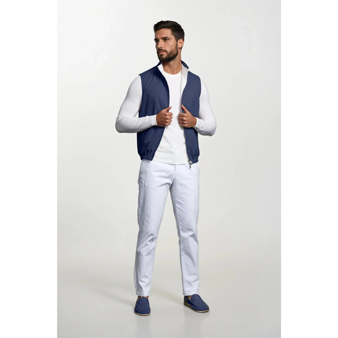 Dualé Tweezijdig Bodywarmer - Blauw