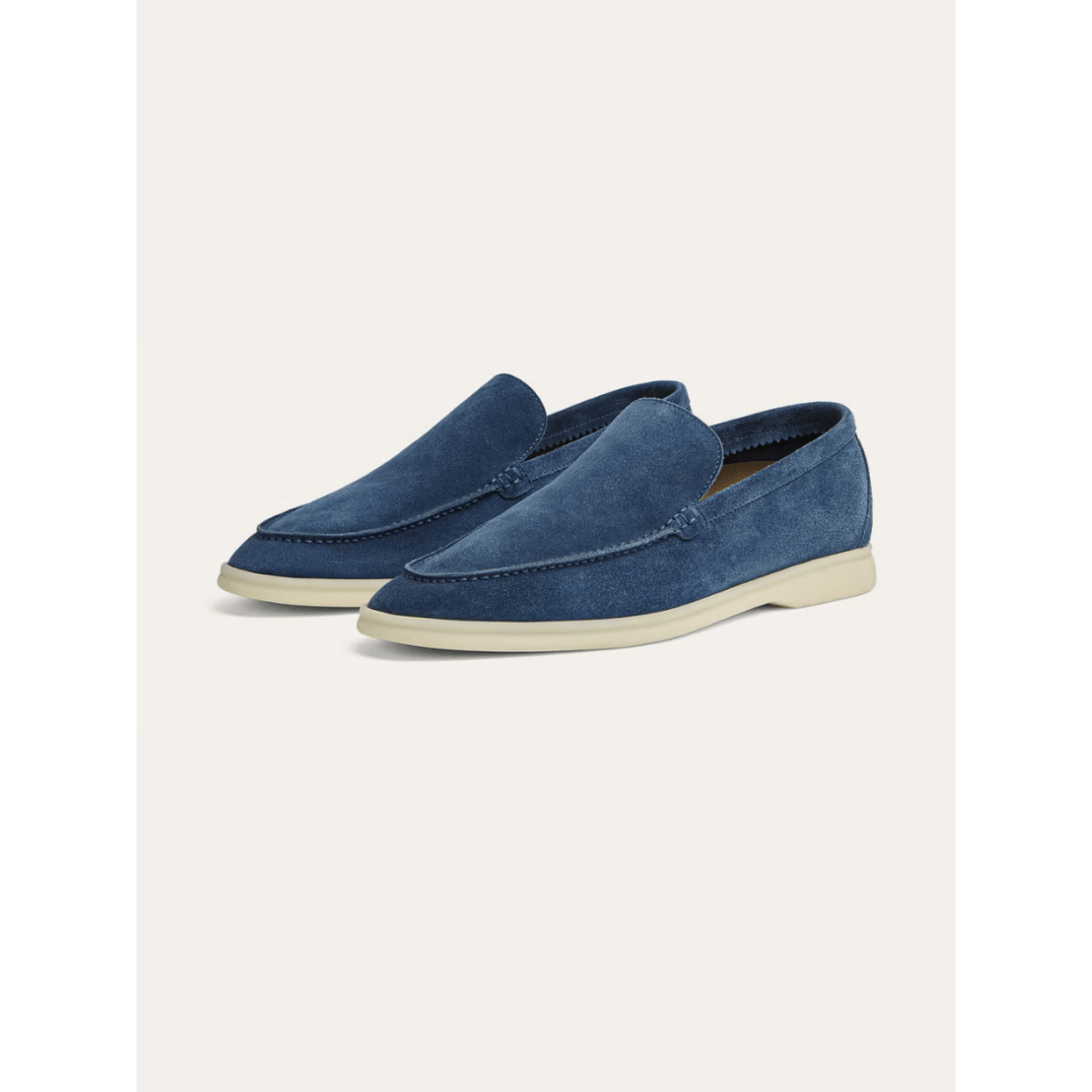 Intense Blue Riviera Suede Loafers
