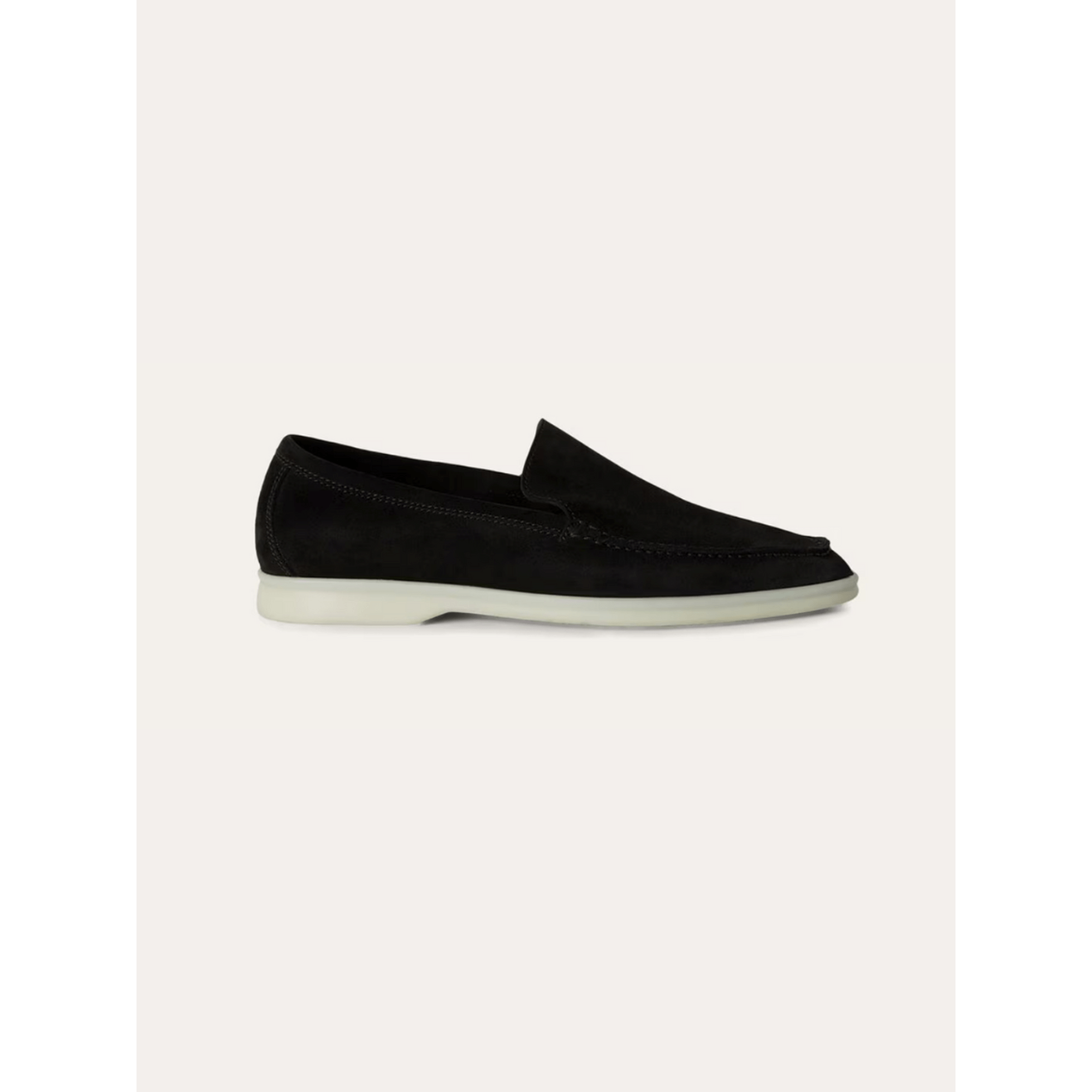 Black Riviera Suede Loafers