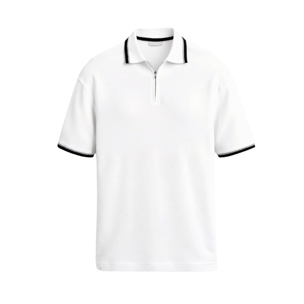 The Knitted Zip Polo