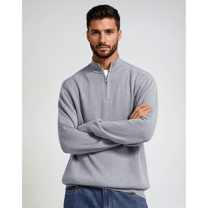 Le pull demi-zip Royal Merino