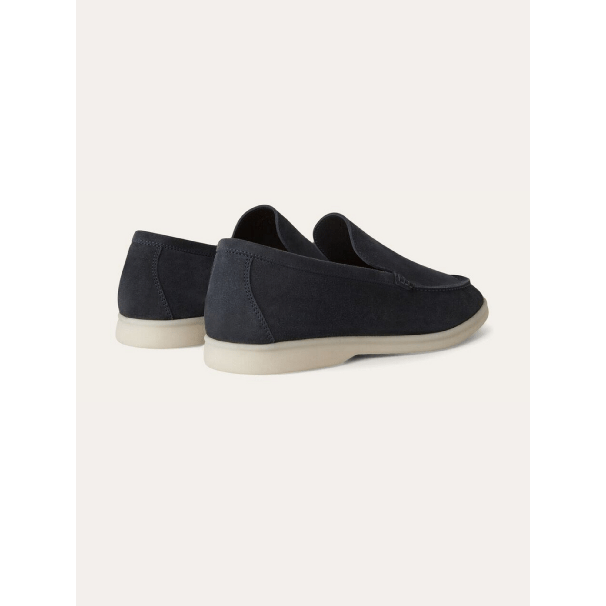 Marine Blue Riviera Suede Loafers