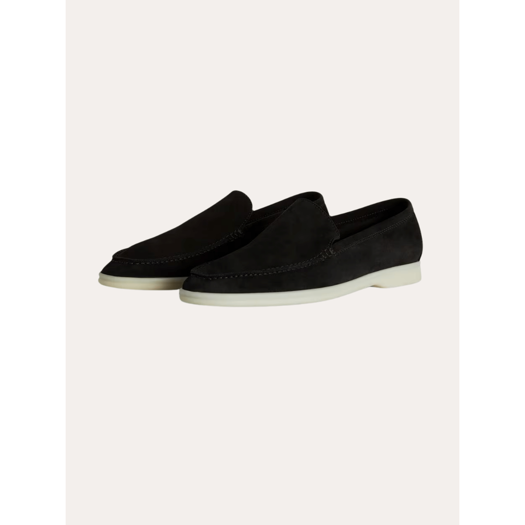 Black Riviera Suede Loafers