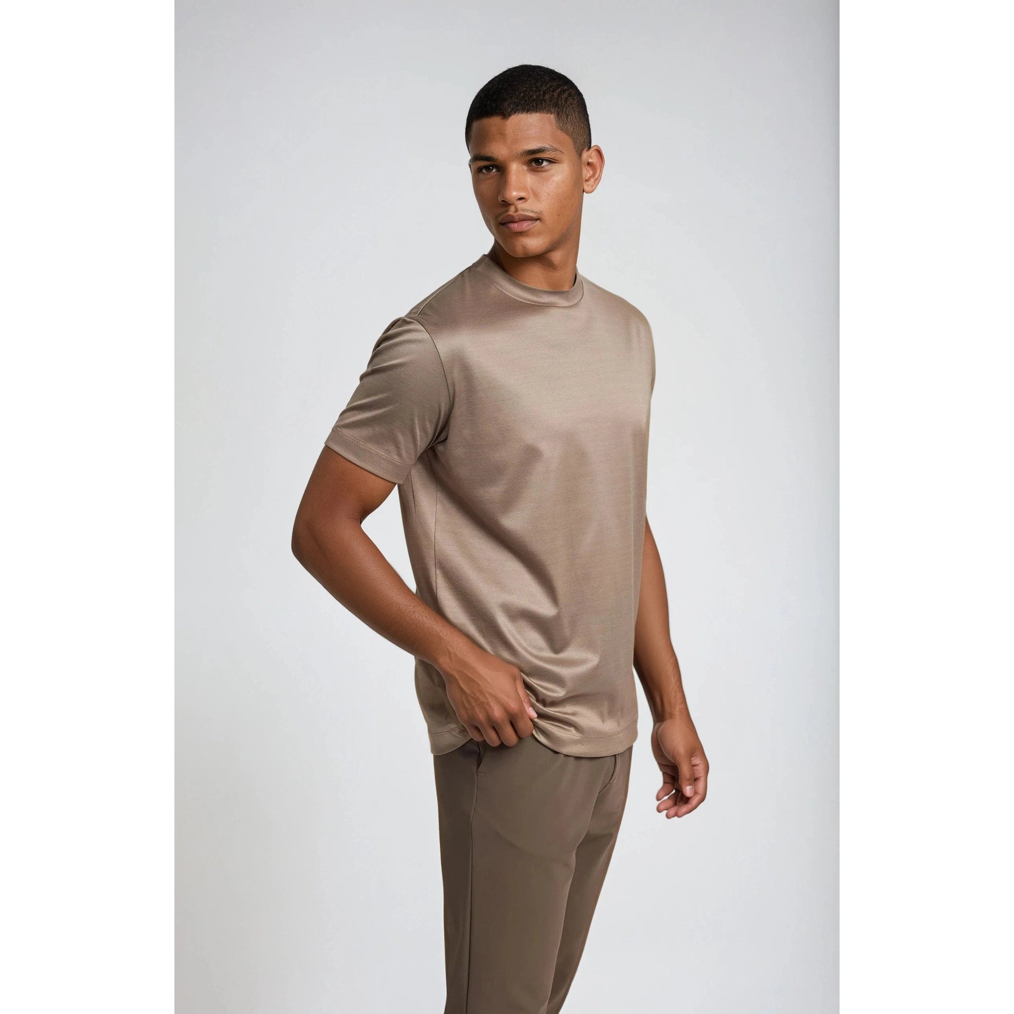 The Velvet T-Shirt Taupe