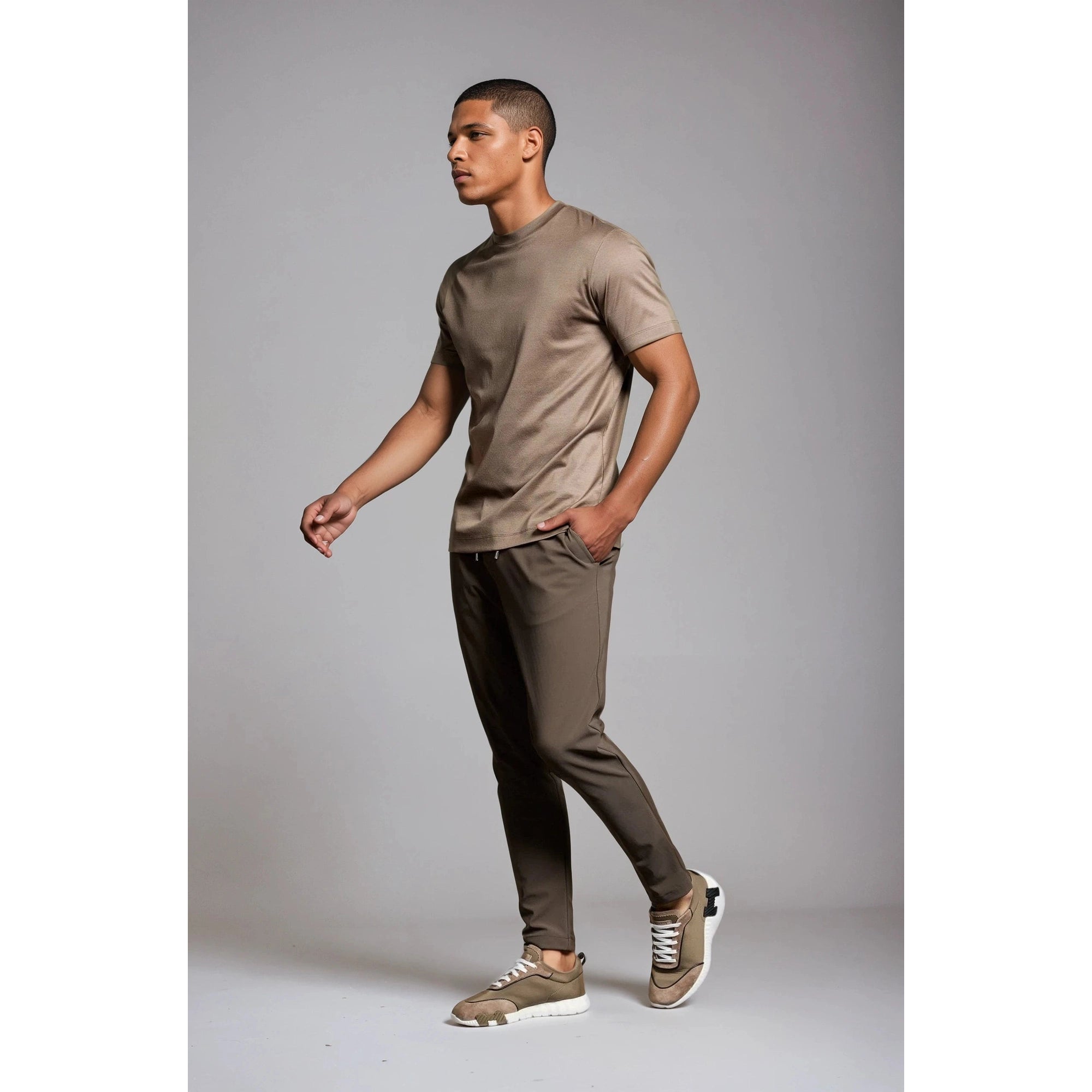 The Velvet T-Shirt Taupe