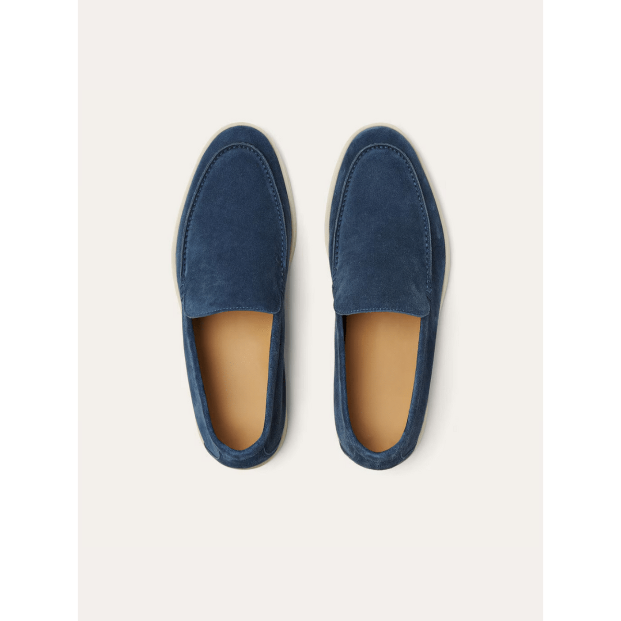 Intense Blue Riviera Suede Loafers
